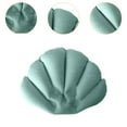 thumbnail image 6 of Baoblaze Inflatable Bath Pillow Shell Shaped Bath Pillow with Suction Cup Nonslip green, 6 of 8