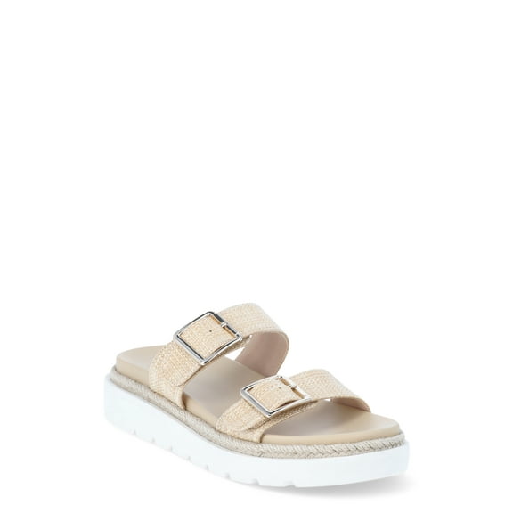 Madden NYC Women’s Flatform Two Strap Sandals