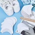 thumbnail image 5 of 40 Pairs Cardboard Shoe Inserts Tree 3.9x4.88 Inch Paper Shoe Inner Support Shoe Shaper for Sneaker Canvas Shoes Leater Golf Mules Shoes White, 5 of 6