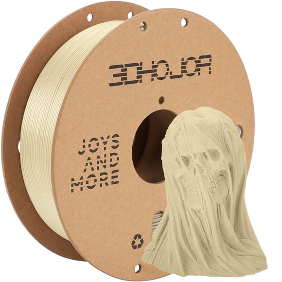 Filamento para impresora 3D 3DHojor PLA Pro (PLA+) de 1,75 mm, color blanco hueso
