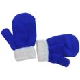 thumbnail image 2 of Kid's Boys Girls Winter Warm Magic Gloves -Colorful Stretchy Knit Glovers (Blue), 2 of 4