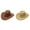 B-Yellow 1PCS & Brown 1PCS, variant on (2-Pack) Kcodviy Adult Casual Solid Summer Ski Stuff for Teen Western Cowboy Sun Us Open Hat Wide Brim Travel Cow Hat for Women Sun Cap