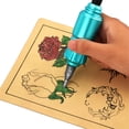 thumbnail image 3 of Motor eléctrico Corto Pen Rotary Pen Aluminio Máquina de aleación Strong Liner Professional Shader Interfaz RCA Arte Herramienta de belleza Principiantes Verde azul tholdsy CE001303-02B, 3 of 7
