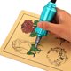 thumbnail image 3 of Motor eléctrico Corto Pen Rotary Pen Aluminio Máquina de aleación Strong Liner Professional Shader Interfaz RCA Arte Herramienta de belleza Principiantes Verde azul Yuarrent CE001303-02B, 3 of 7