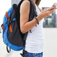 thumbnail image 3 of FENGGUIQU Multi-Function Whistle Keychain Black ABS with Compass for Outdoor 3Pcs, 3 of 4