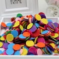 thumbnail image 4 of EOEMY Craft Circle Felt Mixed Colour Round Fabric Pads Accessory Patches 15/20/30/50mm-Multicolor-250Pcs 40mm, 4 of 6