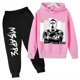 thumbnail image 2 of 2024 Ropa para niños CALIENTE Conjunto de sudadera con capucha para niños más sudadera y pantalones Conjunto deportivo de 2 piezas para niños y niñas Ropa estampada de Mbappé, 2 of 5