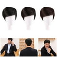 thumbnail image 2 of Wartleves Hombres Cabello Corto Cabeza Para Cabello Pc Peluca Masculina Pc Pelucas Para Hombres ть γγ, 2 of 6