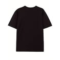 thumbnail image 2 of 100% Cotton "Realize the true lies" Letter Pattern Printing Casual Novel Men's Short-Sleeved Summer T-Shirt, Comfortable Fit, Fashionable Street Style Round Neck, 2 of 5