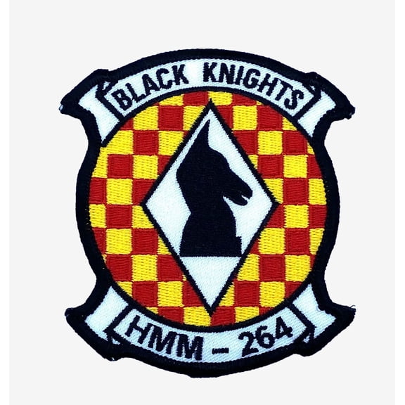 HMM-264 Black Knights Patch 4" Sew On