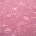 thumbnail image 4 of Delta Children Kids Unicorn Rectangle Area Rug, 39-Inch x 59-Inch, Pink, 4 of 9