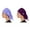 F-Blue 1PCS & Purple 1PCS, variant on (2-Pack) Kcodviy and Womens with Sweatband Leather Baseball Caps Men Mens for Cap Hat Baseball Caps Men able with Buttons Scrub Bouffant Hat Racks for Baseball Caps Door Baseball Caps