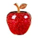 thumbnail image 2 of Adorno de manzanas de cristal | Decoración navideña de vidrio artesanal | Regalo romántico personalizado de Nochebuena para amigos y familiares | Decoración festiva para el hogar | Opciones en rojo,, 2 of 6