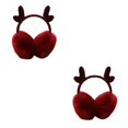 thumbnail image 1 of Jumpingount Orejeras cálidas de invierno de piel para mujeres y niñas, orejeras bonitas de gato, orejeras de felpa elásticas para exteriores, Type5 NO5, 1 of 6