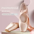 thumbnail image 2 of Ballet Dance Shoes Child and Adult Ballet Pointe Shoes Professional with Ribbons Shoes Woman Zapatos Mujer Sneakers Women Girls, 2 of 6
