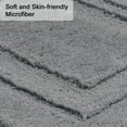 thumbnail image 3 of PiccoCasa 2Pcs Non-slip Bath Rug Set for Bathroom and Kitchen, 24"x 16"& 31" x 20", Gray, 3 of 7