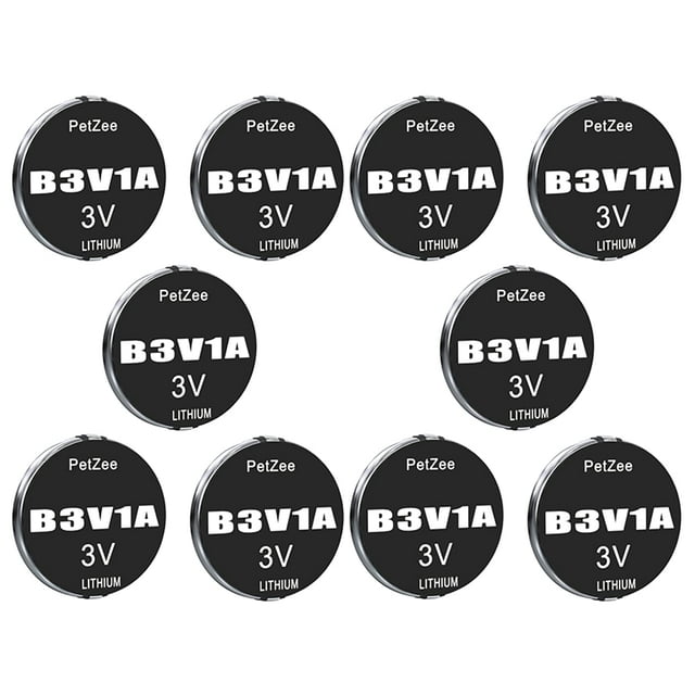 Batería PETZEE B3V1A de litio, 3 V, 270 mAh, para collar de mascotas de alta tecnología