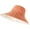 Orange Red, variant on CoCopeaunts Women Bucket Hat Wide Brim UV Protection Casual Outdoor Fisherman Hat Ladies Bucket Hats Adjustable Chin Strap