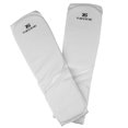thumbnail image 1 of 1 Pair MMA Cloth Shin & Padded Guards for Kickboxing Boxing Thai caseing Thai - Men and Choose Colors & Sizes - White, XL, 1 of 8