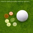 thumbnail image 5 of Uxcell 24mm Round Transparent Plastic Golf Ball Markers for Flat Position Mark Green 150 Pack, 5 of 5