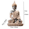 thumbnail image 3 of HUASHENG Miniature Statue Decor – Zen Resin Home For Living Room And Entryway, 3 of 4