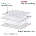thumbnail image 5 of Chunyi California King Size Quilted Mattress Pad Extra Thick Bed Mattress Topper Protector, 5 of 10