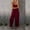 Red1, variant on Yuwull One Piece Jumpsuits For Women V Neck Sleeveless Loose Fits Overalls Spaghetti Strap Haremss Long Pants With Pockets