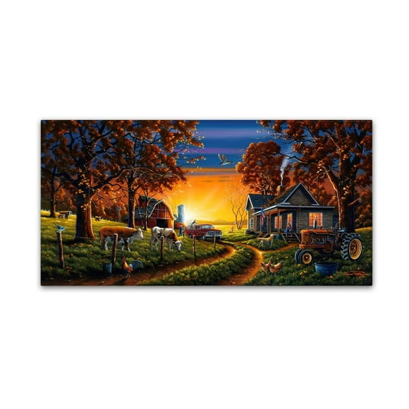 Up and atem by Geno Peoples, 16x32-Inch Canvas Wall Art