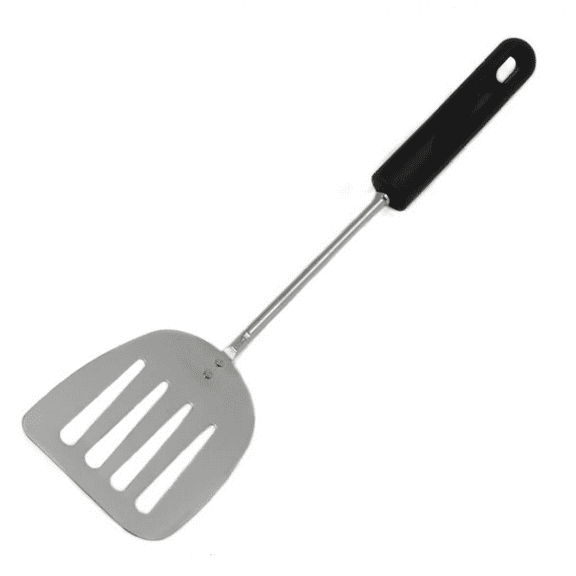 Basic Stainless Steel Turner/Spatula, 13.75 inch, Black