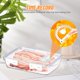 thumbnail image 2 of 2 Contenedor para Tocino para Nevera con Cronómetro, Transparentes Contenedor de Almacenamiento de Delicatessen y Queso, Organizador de Refrigerador Reutilizable para Carne Pan Queso Pescado, 2 of 8
