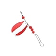 thumbnail image 2 of Spinner Indiana à lame unique, rouge/blanc, taille 1, 2 of 4