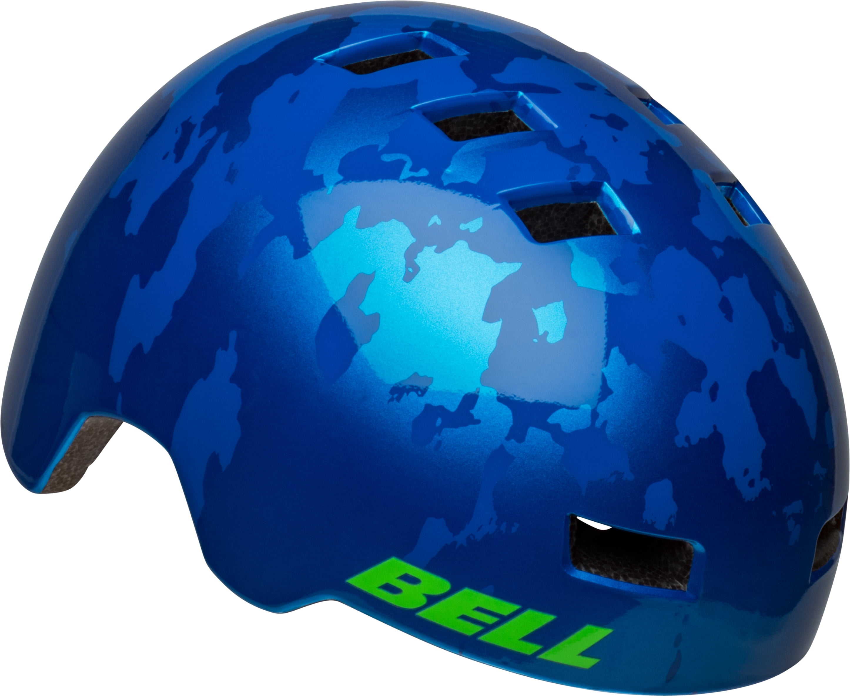 Bell Focus Child Multisport Helmet, Blue Camo, 5+ (50-56 cm)