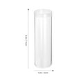 thumbnail image 2 of DINHEAROM 10Pcs Clear Plastic Coin Tubes for Collectors 11X3CM, 2 of 8