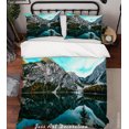thumbnail image 3 of 3D Sky Lake Mountain Scenery Quilt Cover Set Bedding Set Duvet Cover, 3 of 3