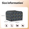 thumbnail image 5 of Lsque Rocket Space Print 4 Slice Toaster Cover , Kitchen Appliance Dustproof Protector , Toaster Protector Dustproof Kitchen Appliance Cover, 5 of 7