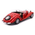 thumbnail image 2 of 1:28 Alloy Diacast Car Model Toy Golden Metal Pull Model Toy Gift for Children - Red, 2 of 4