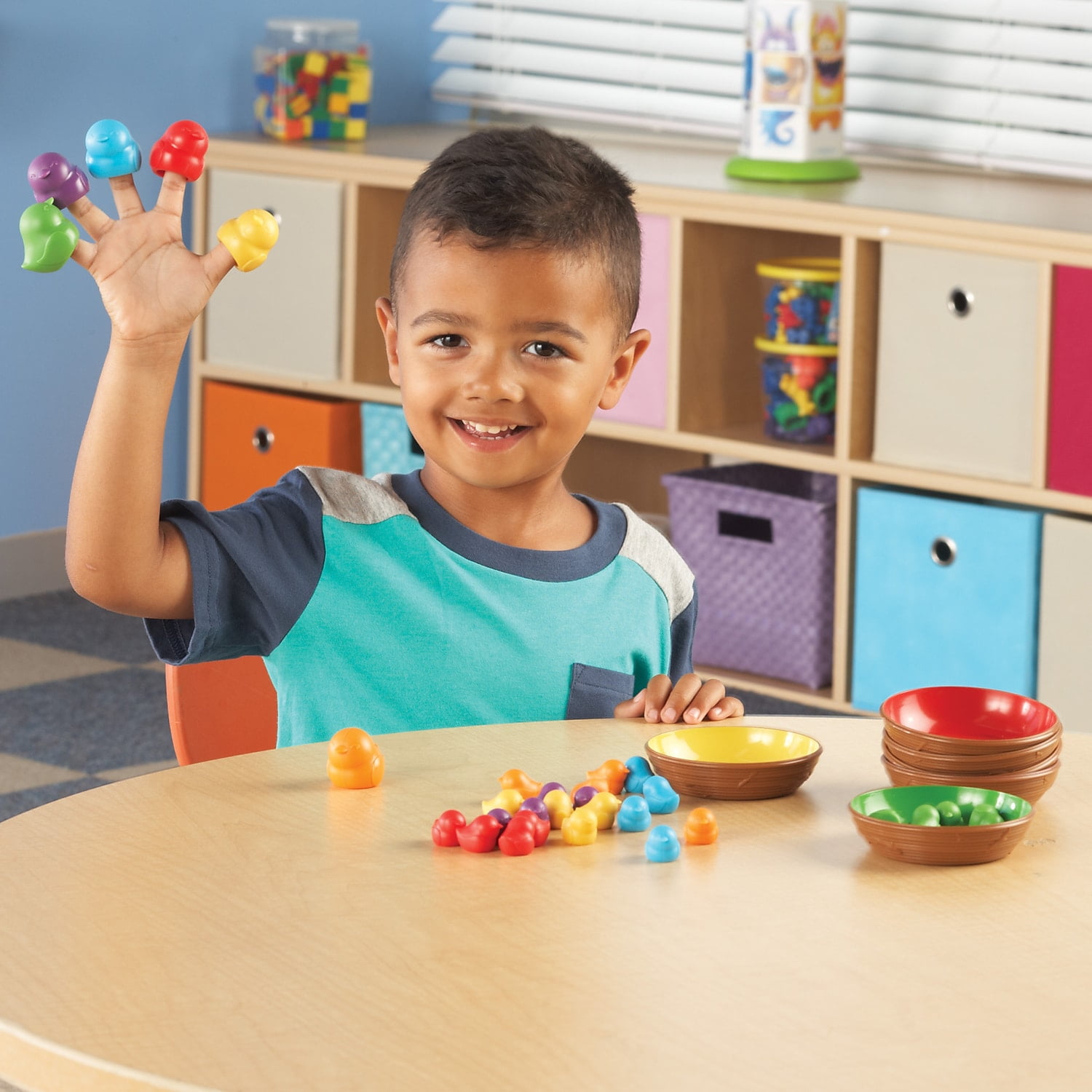 Learning Resources Birds in a Nest Sorting Set, Fine Motor Set, Ages 2+