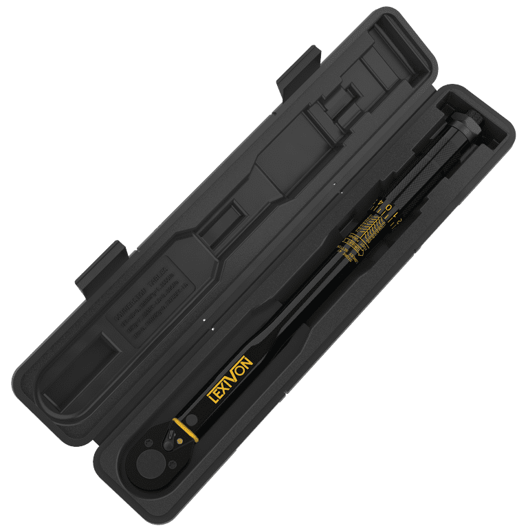 Lexivon 3/8-Inch Drive Click Torque Wrench 10-80 Ft-Lb/13.6-108.5