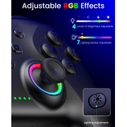Switch 2 Controller,ESYWEN Switch 2 Pro Controller for Switch/OLED/Lite with Charging Dock, Hall Effect Joysticks & Triggers, Turbo, Macro