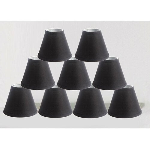 Urbanest 6'' Linen Empire Candelabra Shade (Set of 9)