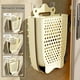 thumbnail image 4 of Cesto de ropa sucia Cesto de ropa sucia montado en la pared Cesto de almacenamiento de ropa sucia Artefacto de almacenamiento de ropa de ducha de baño Organizador y almacenamiento plegable para el, 4 of 7