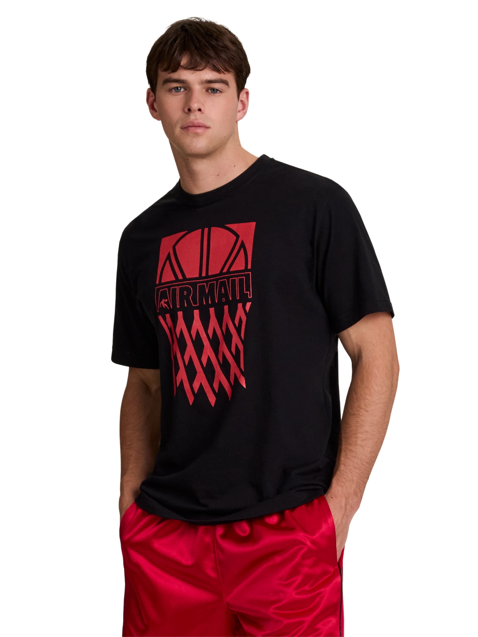 AND1 Men's and Big Men's Graphic T-Shirt, up to Size 5XL
