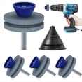 thumbnail image 2 of Afilador de Cuchillas para Cortacésped, 4 Unidades con Equilibrador de Cuchillas. Afilador de Cuchillas para Cortacésped Resistente Al Desgaste B, 2 of 5