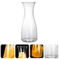 WAXIAYU Clear Glass Pitcher Hot Cold Water Tea Coffee Maker 830ml