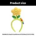thumbnail image 3 of FENOHREFE Adorable Flower Headbands Cosplay Creative Versatile Hairbands Headwear Makeup Washing Face Hairbands Birthday Party, 3 of 7