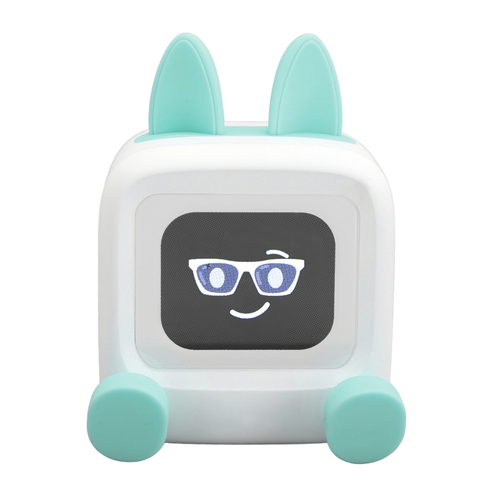 NFTIGB Desktop Small TV Robot Smart Bluetooth Speaker Alarm Clock Ornament with 2.01 Inch Screen GIF Album Mode 3000mah Battery for Bedroom Home[cite: 1]