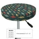 thumbnail image 4 of Balery River Freshwater Fish Fundas de asiento para taburete de bar redondo de tela de terciopelo ajustables que protegen de arañazos y manchas para sillas de 14 a 17 pulgadas.-14 inch, 4 of 7