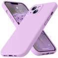 thumbnail image 1 of KTELE Compatible with iPhone 13 Case 6.1 inch Premium Liquid Silicone [Soft Microfiber Lining Anti-Scratch ] Gel Rubber Full-Body Bumper Protection Camera Protect Case for Women Girl - Light Purple, 1 of 7