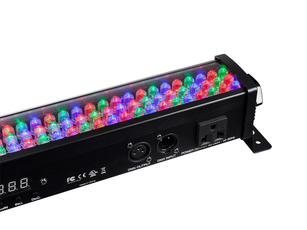 Monoprice LED Light Bar - 3 Color With Strobe effect and More Programable Features - Stage Right Series