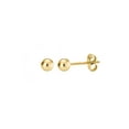 thumbnail image 6 of Kezef Women's Gold plated over 925 Silver High Polish Smooth Round Ball Stud Earring 5-Size Set - 3mm - 7mm, 6 of 6